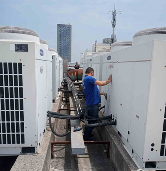 沙坡头中央空调制热和不制冷系统维修方法